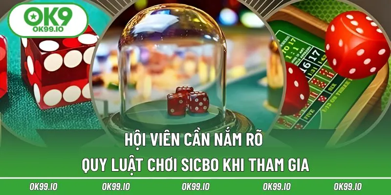 Hội viên cần nắm rõ quy luật chơi Sicbo khi tham gia